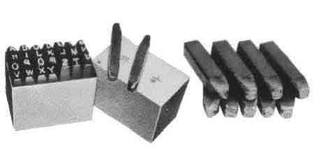 613110 LETTER SET STEEL ALPHABET 27'S, 13MM
