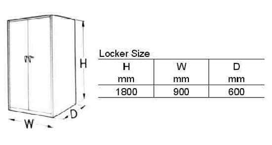 613870 MASTER TOOLS & PARTS LOCKER, MTL-6010 H1800XW900XD600MM