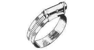 614075 HOSE BAND STAINLESS STEEL, 87-112MM