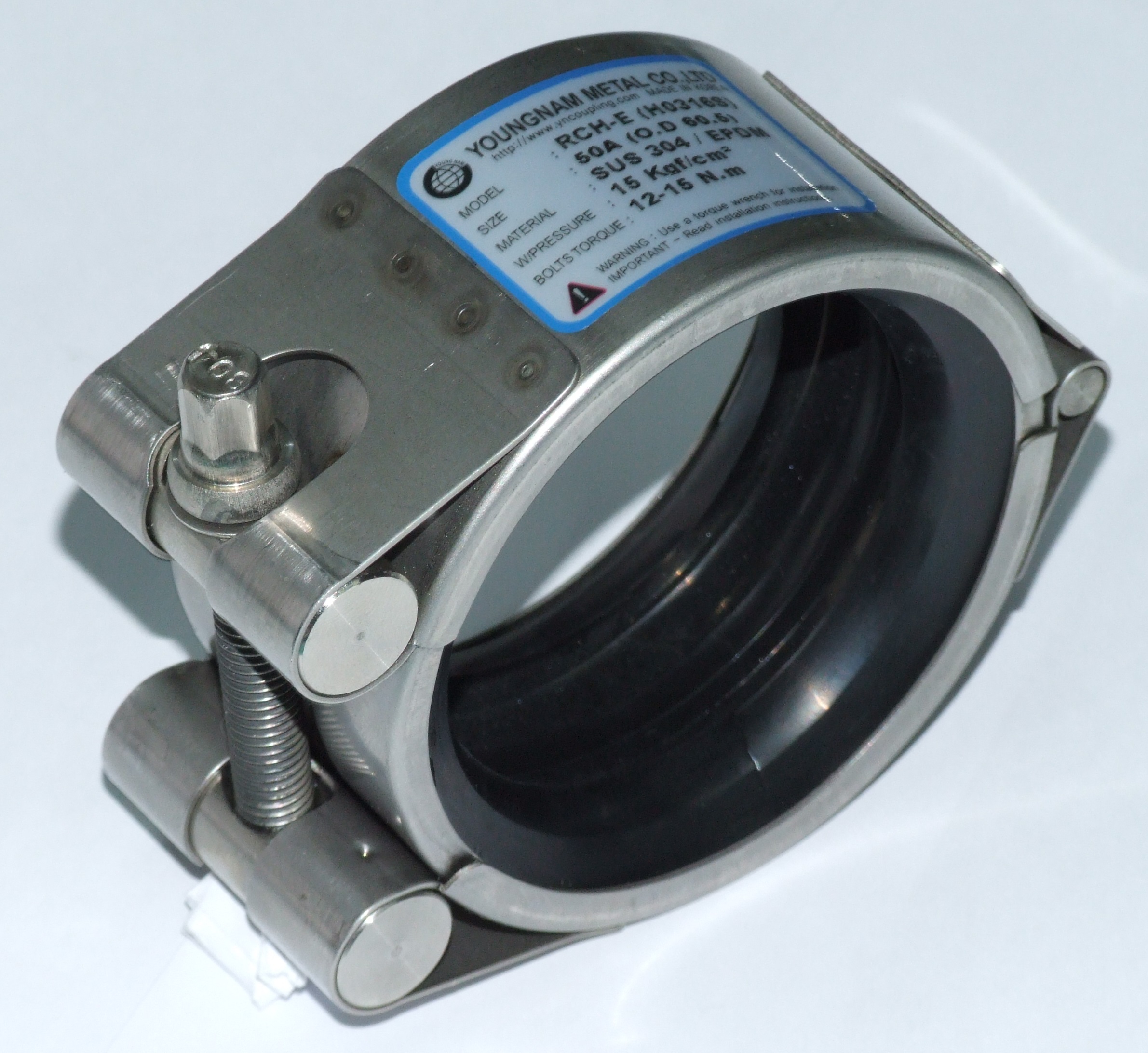 614100 CLAMP REPAIR FOR ELBOW PIPE, 500A NBR W/P:7KGF/CM2