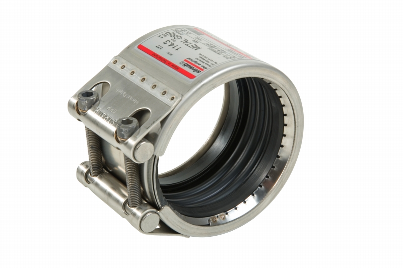 614145 PIPE COUPLING STRAUB GRIP-TYPE, 125A RUBBER (NBR) SLEEVE