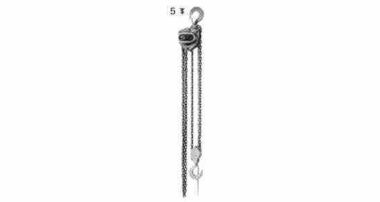 615015 HOIST CHAIN SPUR-GEAR 30TON, 3.5MTR