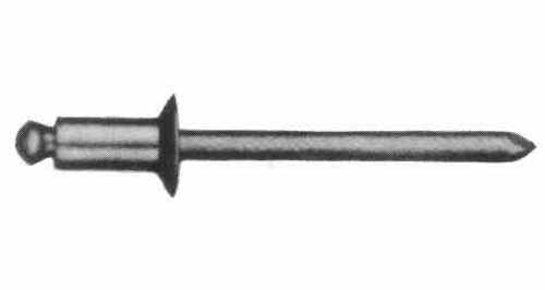 615245 RIVET BLIND OPENTYPE ALUM-BODY, STEEL-MANDREL 4.8X7.5MM 40'S