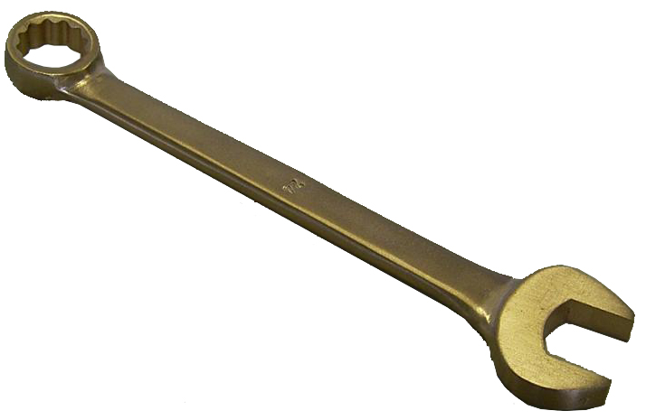 615511 WRENCH OPEN & 12POINT BOX 32MM, NON-SPARK BERYLLIUM COPPER