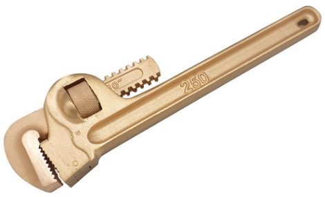615657 WRENCH PIPE STRAIGHT NON-SPARK, SPECIAL ALUMINIUM BRONZE 900MM