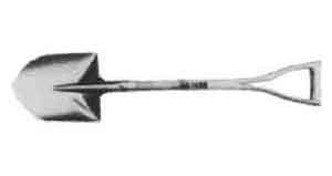 615959 SHOVEL ROUND NON-SPARK, BERYLLIUM COPPER 224X970MM