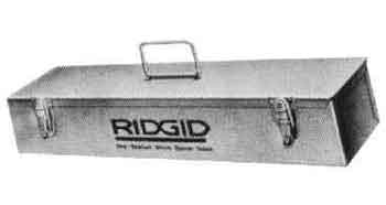 616645 CARRYING CASE METAL RIDGID, FOR DROP HEAD THREADER #00-R