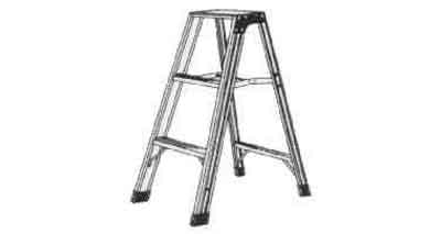 617135 LADDER PLATFORM ALUM-ALLOY, (STEP LADDER) 0.6MTR