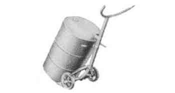 617193 CARRIER FOR DRUM STEEL FRAME, WITH 2 SOLID TIRES
