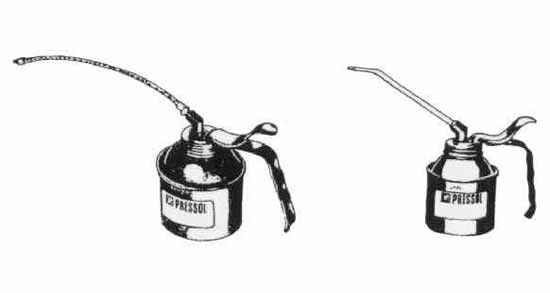 617738 OILER PUMP WITH SOLID SPOUT, H.D. 125CC