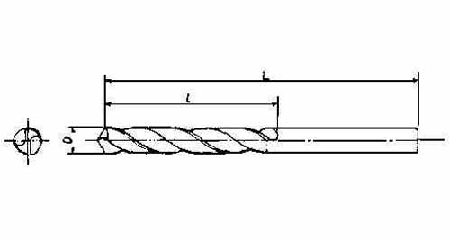 630147 DRILL H.S.S. STRAIGHT SHANK, TWIST 4.9MM