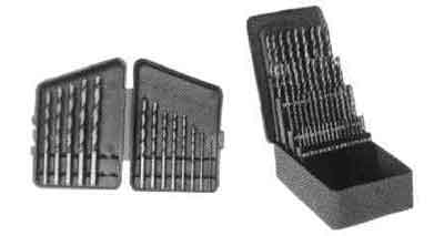 630257 DRILL SET HSS STRAIGHT SHANK, 1-5.9MM 50'S IN STEEL CASE