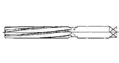 630708 REAMER HAND HELICAL FLUTE, 2.2X60MM
