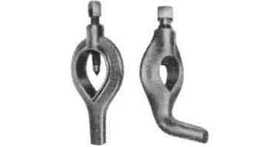 632328 LATHE DOG CAST-IRON BENT 150MM