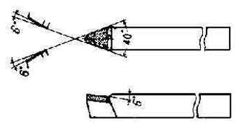 632737 TOOL WITH CARBIDE TIP SINGLE, #36-3 STRAIGHT 19X19X140MM