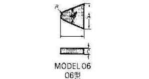 632936 CARBIDE TIP #06-0 10X10X3MMXR2