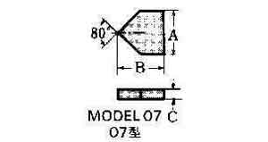 632946 CARBIDE TIP #07-3 19X19X5MM