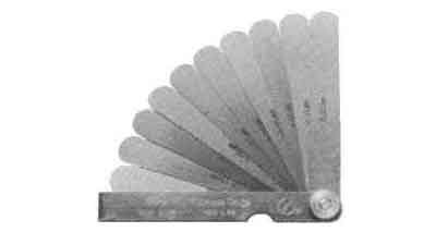 650556 THICKNESS GAUGE #75A13, 0.03-3.0MM 75MM LENGTH