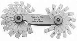650602 SCREW PITCH GAUGE #156, METRIC 60DEG 0.25-2.5 PITCH