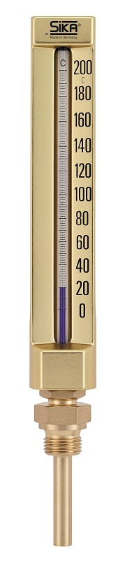 651901 THERMOMETER SIKA 271B 200X36MM, PT1/2 -30-50DEG.C 63MM-STEM
