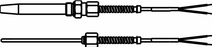 652552 THERMOCOUPLE ASS‘Y FOR EXHAUST, GAS W/INSERT AMETEK 1802 UST-2