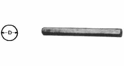 671786 STAINLESS STEEL ROUND, HOT-ROLLED SUS-430 60MM 3MTR