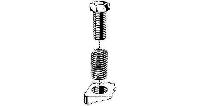 695317 HELI-SERT STAINLESS STEEL, FINE M10 X 1.0 X 15MM