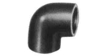 730185 ELBOW MALLEABLE CAST IRON, BLACK 90DEG 2-1/2