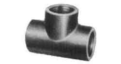 730311 TEE MALLEABLE CAST IRON GALV, 3