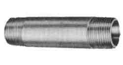 730810 NIPPLE LONG CARBON STEEL GALV, 3/8 X 3