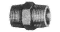 730910 NIPPLE HEXAGON MALLEABLE CAST, IRON GALV 2-1/2