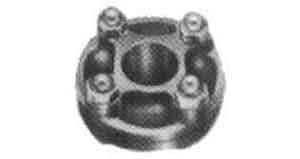 730964 FLANGE MALLEABLE CAST IRON, BLACK 1-1/4
