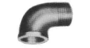 731738 ELBOW STREET STEEL 1-1/2 90DEG, THREADED FOR H.P. PIPE FITTING