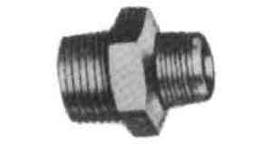 731940 NIPPLE HEXAGON REDUCING STEEL, THREADED 2X1-1/2 FOR H.P. PIPE