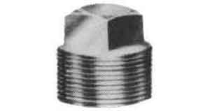 732236 PLUG SQUARE HEAD BRASS 1, THREADED