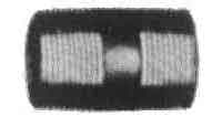 732280 NIPPLE SHORT BRASS 3/4, THREADED