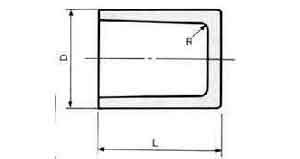 733081 CAP PVC FOR WATER SUPPLY, SIZE 150