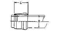733482 SLEEVE FOR STEEL COMPRESSION, FITTING 35MM 250KG