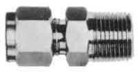 734312 CONNECTOR MALE STAINLESS STEEL, FLARELESS 12MMXPT1/4