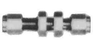 734414 UNION BULKHEAD STAINLESS STEEL, FLARELESS 12MM