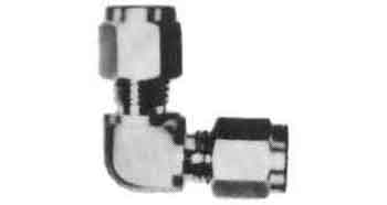 734422 ELBOW UNION STAINLESS STEEL, FLARELESS 8MM