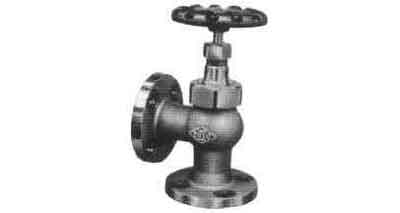 750513 ANGLE VALVE BRONZE FLANGED-END, UNION BONNET F7347 5KG-25MM