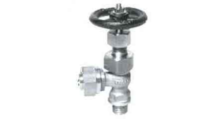 750562 ANGLE VALVE BRONZE SCREWED-END, F7389 20KG-10MM