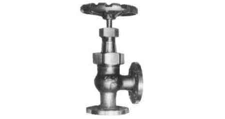 751268 ANGLE VALVE S/D CHECK BRONZE, FL'GED U-BONNET F7412 5KG-25MM