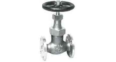 751285 GLOBE VALVE S/D CHECK BRONZE, FL'GED U-BONNET F7413 16K-40MM