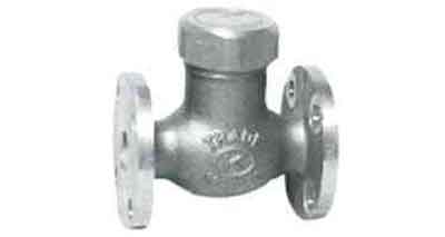751365 GLOBE VALVE LIFT CHECK BRONZE, FL'GED U-BONNET F7417 16K-40MM