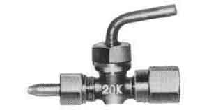 751652 COCK PRESSURE GAUGE BRONZE, F7343 20KG-3/8 WITH BITE UNION