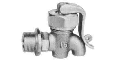 751662 COCK WITH LOCKING BRONZE, F7390 15MM