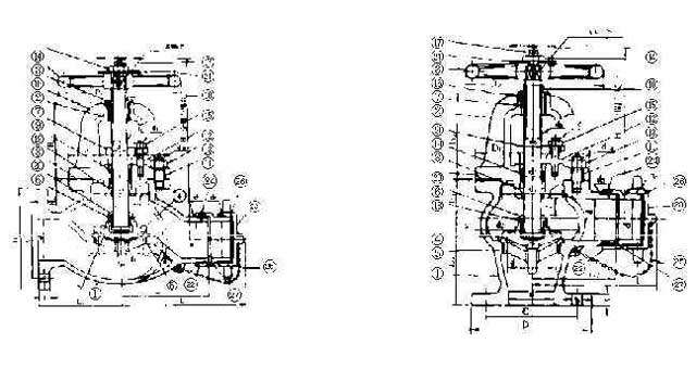 751757 ANGLE HOSEVALVE C-IRON W/SCREW, ANSI-NFPA JMS7305 10K-2-1/2