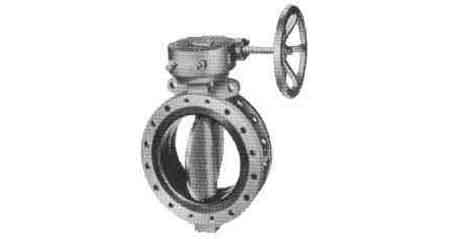 752255 BUTTERFLY VALVE DOUBLE FLANGED, WORM GEAR ACTUATOR 34